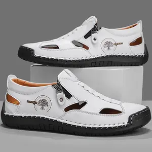 Mens Sandals for Men Men's Black Brown Grey Size Summer Flip Flops  Shoes Male Hiking Shoe for Man Casual