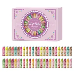 48PCS/Box Moisturizing Lip Balm Set - Lip Care, Hydrating, Deep Moisture, Nourishing, Lip Moisturizer, Christmas Gift Gift Set