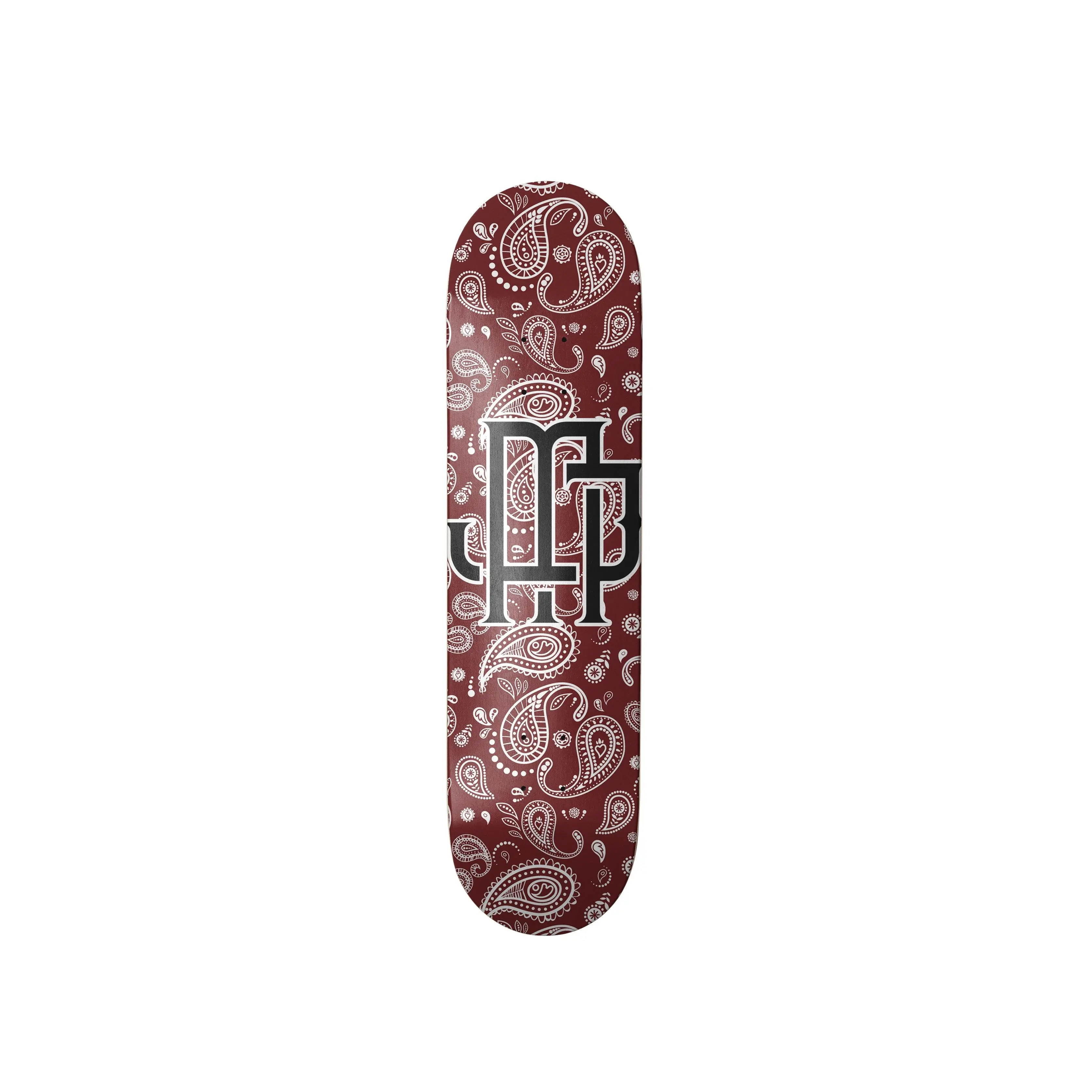 MJ Burgundy Paisley Skateboard