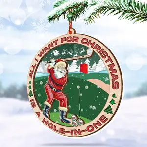 Golf Ornaments for Christmas Tree – Golf Gifts for Women, Men & Golfers