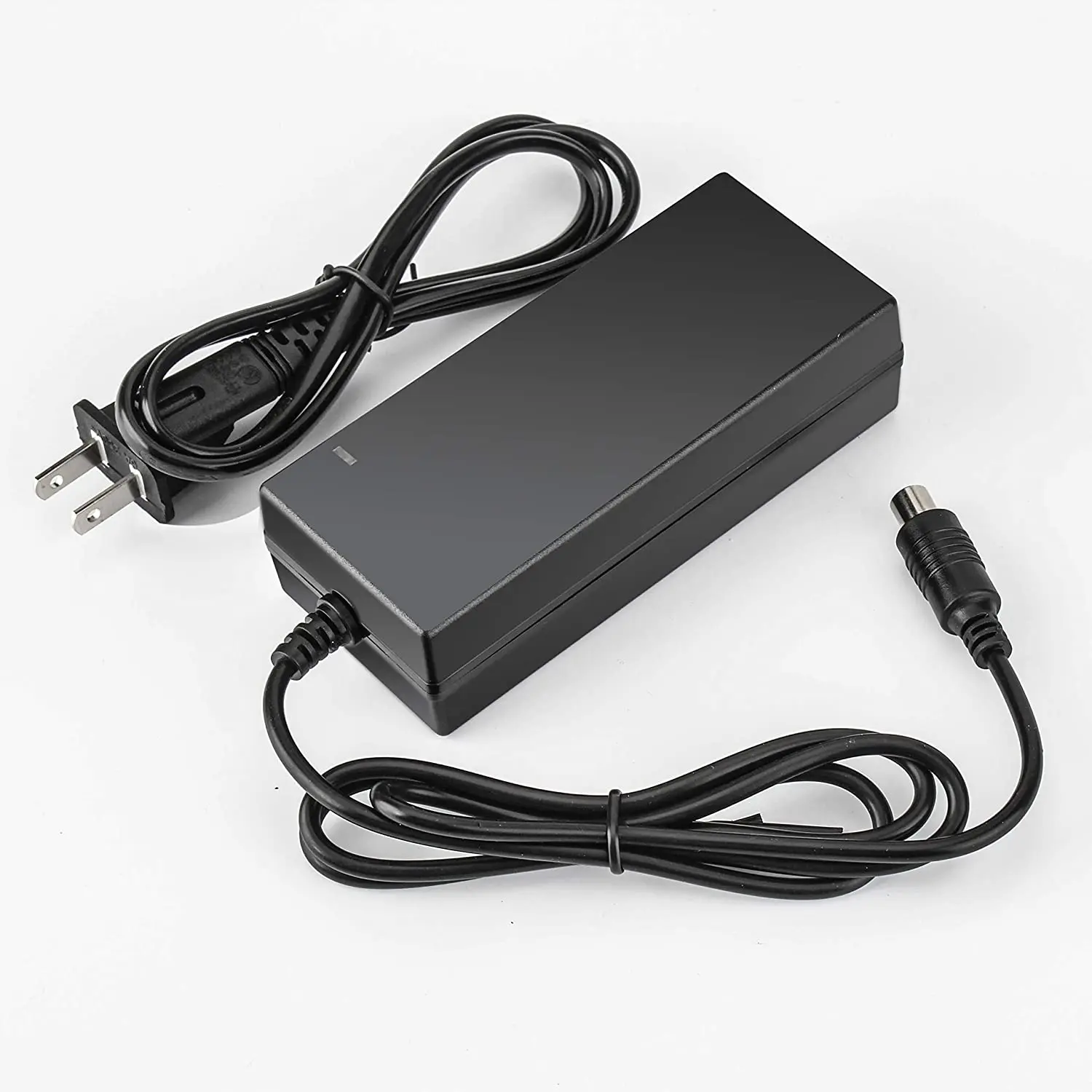 42V 1.5A Electric Scooter Charger with Round Plug - Fast Charging Power Adapter for ES4, ES2, ES1L E-Bikes, Durable Skateboard Part with LED Indicator, Circuit Overload Protection, Quality Material, Durability, Kick Scooter