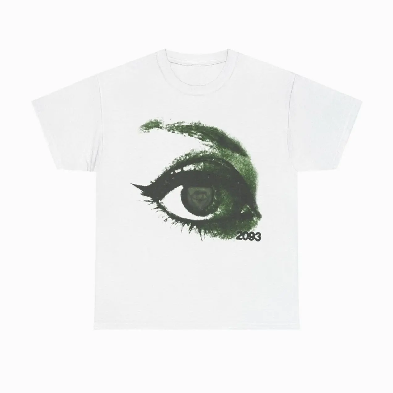 Women's Yeat 2093 Lyfestyle Album Eye Short Sleeve Cotton T-Shirt - Casual, Classic Clothes, All Sizes 9O2, Fitted, Shortsleeve