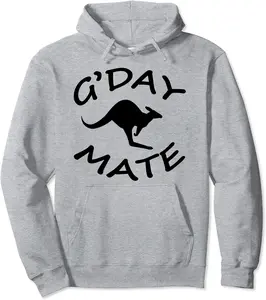 G'Day Mate Australian / Australia - Land Down Under Travel Pullover Hoodie - 41B081T84GH9