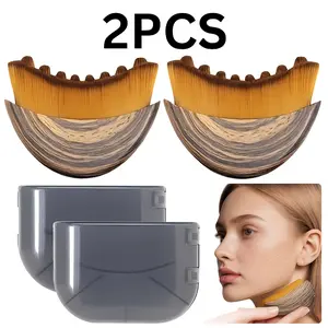 Lymphatic Contour Face Brush Dry Brushing Massager for Facial Fatigue Contour Face Brush For Lymphatic Drainage, Lymphatic Drainage Massager, Ergonomically Designed To Fit The Skin Precisely