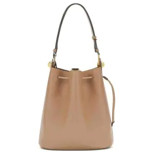 Furla Women's Desert Tan Calfskin Handbag with Gold Hardware