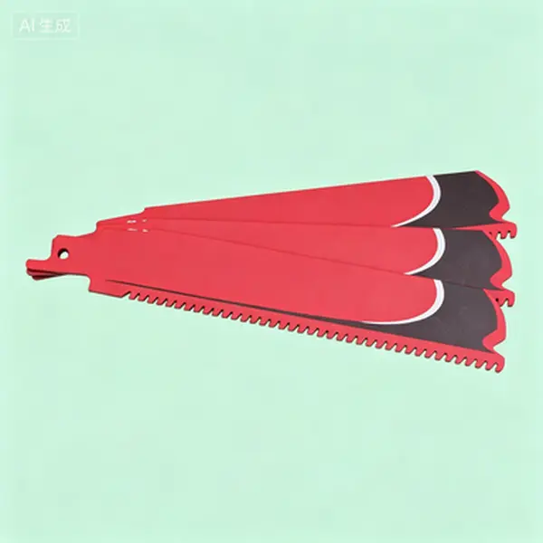 Professional Grade 6-Inch 8 TPI Carbide Grit Edge Reciprocating Saw Blades (3 Pack) for Cutting 3/16-9/16-Inch Metal, Cast Iron, Alloy Steel, Boron Steel, Demolition & Demanding Applications