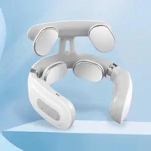 Multifunctional Neck Massager with Heat, Electric Heated Cervical Massage Device, Pain Relief Therapy Tool for Home Use, Neck Shoulder Relaxer