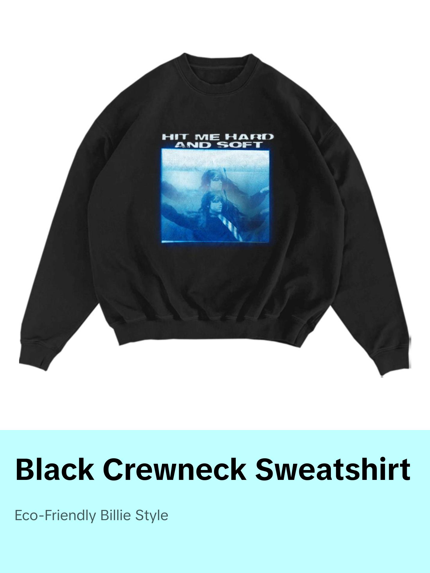 Underwater Black Crewneck Sweatshirt