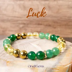 Blessed Spiritual Crystal Bracelet | 8mm Agate, Citrine, Hematite, Aventurine Beads | Chakra Jewelry for Women Men, Kids, Girls，Gift, Healing Bracelet，Engagement, Personalized Gift，Christmas,Personalized Gift， Fashion Jewelry B026 X0