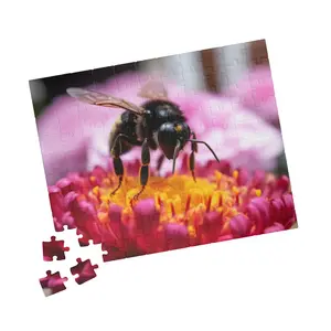 Black Bee getting Pollen Jigsaw Puzzle (110, 500, 1014-piece)