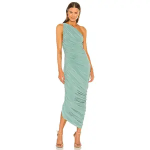 Norma Kamali Diana Gown in Vintage Mint