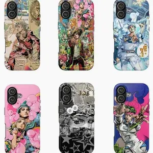 JoJo's Bizarre Adventure Anime Phone Case, Compatible with iPhone X, 11, 12, 13, 14, 15, 16, 17 & more