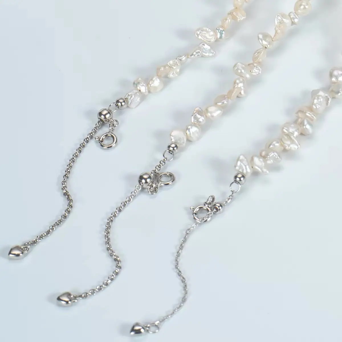 NO.42-Baroque natural pearl necklace - new style / niche irregular petals
