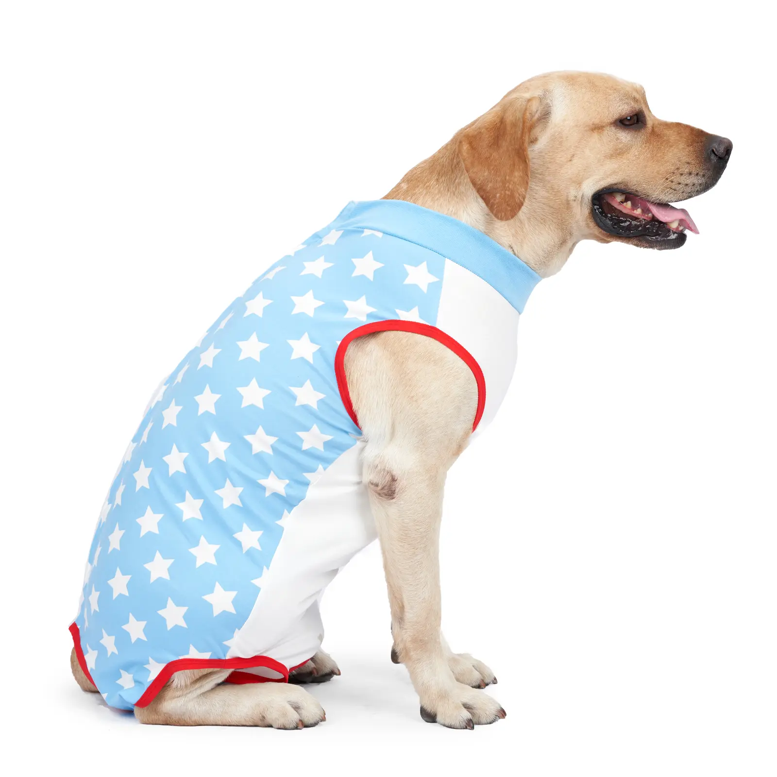 Modal Sleeveless Dog Recovery Suit, Snap Closure Anti Lick Post Surgery Bodysuit, Puppy Weaning Heat Cycle Pet Jumpsuit new style breathable pet overall
