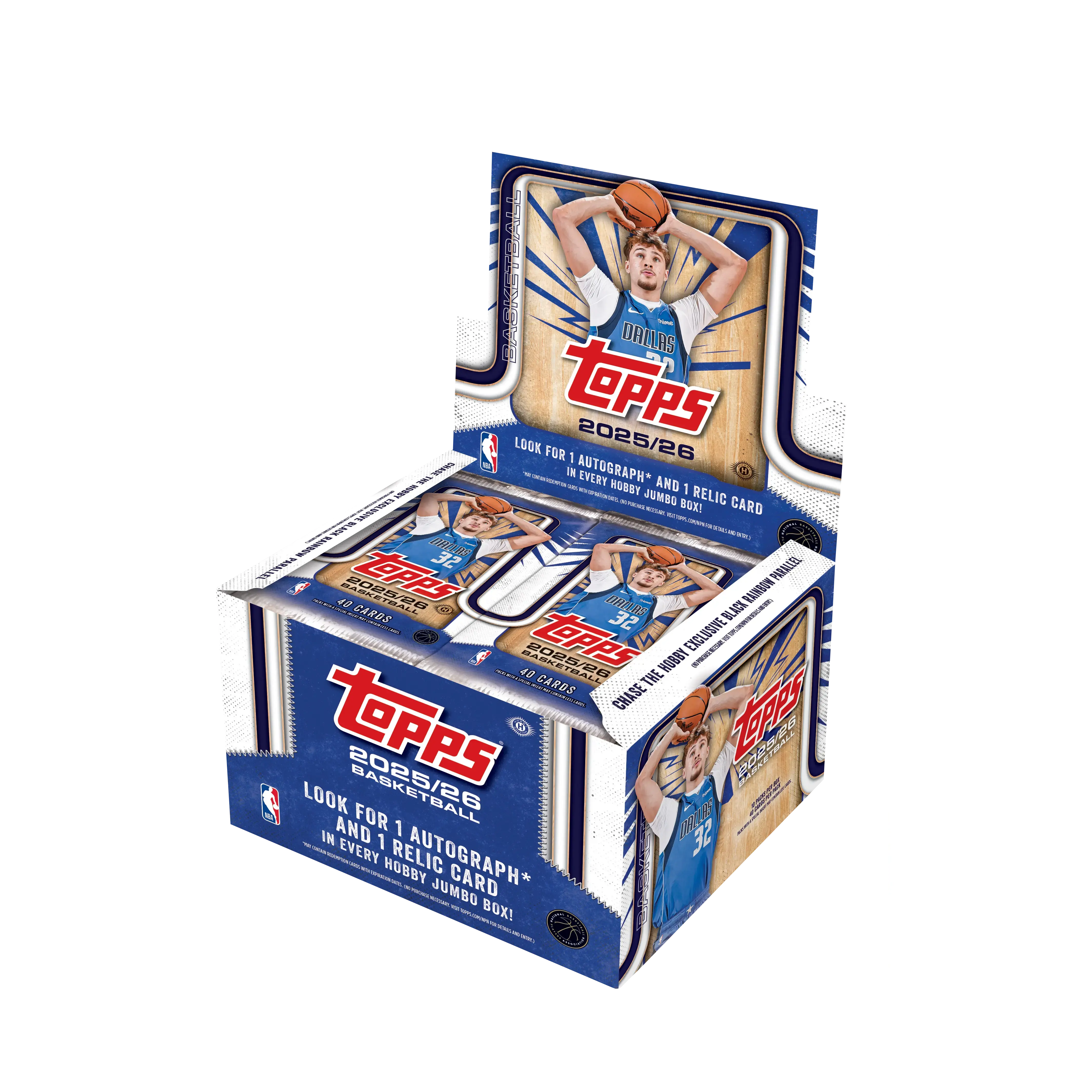 2025-26 Topps Basketball Hobby Jumbo Box, Sports Trading Card Collectible with Multiple Packs & Extra Cards, Hobby Boxes Sports Cards, More Cards