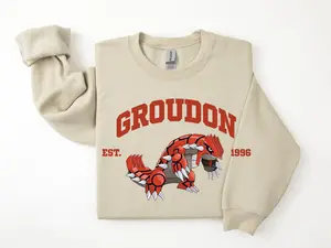 Groudon Sweatshirt, Pkm Characters Sweatshirt, Anime Shirt