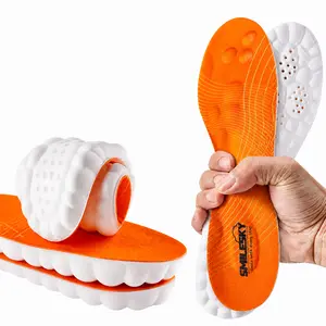 2 Pairs 4D Cloud Memory Foam Insoles for Men & Women, Ergonomic Arch Support Footwear Inserts, Shock-Absorption Anti-Fatigue Cushions for Standing, Walking lb capacity