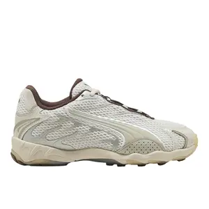 PUMA Womens Inhale Metallic Lace Up Sneakers Shoes Casual - Beige, Off White