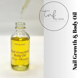 (Women's Collection) 2oz TNF By Ariel Nail Growth & Body Oil for Nourishing Hydrating & Protecting Skin with Our Various Scent Options