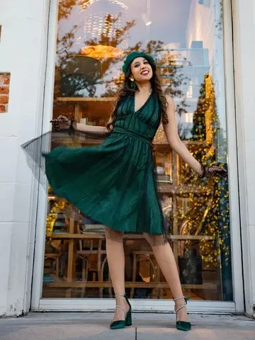 blue halter neck formal dress Blue Charmeuse Tie Halter Neck Ombre Gown