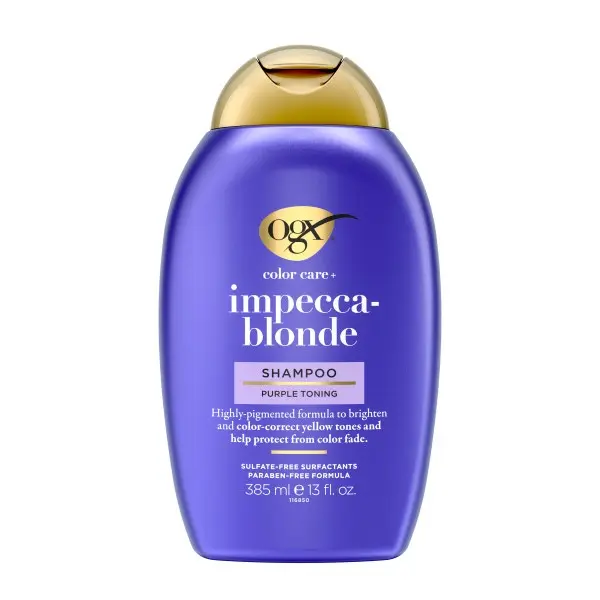 OGX Impecca-Blonde Purple Toning Shampoo, 13 fl oz OGX Impecca-Blonde Purple Toning Shampoo, 13 fl oz