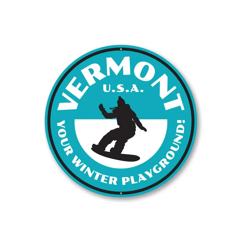 Winter Playground Sign