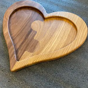 Heart Puzzle Platter Template