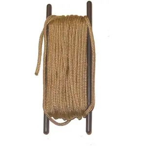 Equinox 447557 Braided Nylon Ropes - Gold 0.13in Diameter Cord, 50ft Pack of Heavy-Duty Hardware Ropes, Gold Ropes