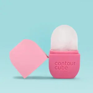 Contour Cube Mini | Travel Ice Facial Tool for Sculpting & Depuffing | Ice Mold for Face | Skincare Tool for Serums & Eye Bags