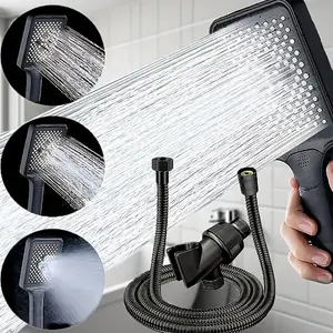 Handheld Shower Head Set, Pressurized Household Shower Head, High-Pressure Handheld Sprayer, Pressure Showerhead for Bathroom Use, Durable & Easy Installation