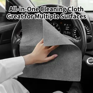 30 Pack Magic Cleaning Cloths, Thickened Microfiber Streak-Free Towels, Lint-Free Reusable Miracle Rags for Glass, Mirror, Kitchen & Car Windows, Ultra Absorbent No Streak Cleaning Cloth for Home, Auto & Stainless Steel Surfaces
