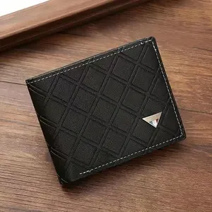 Stylish Men's Leather Wallet with Secure Clip for Daily Use - Holds Multiple Cards - Fashionable and Trendy Casual Accessory wallet men