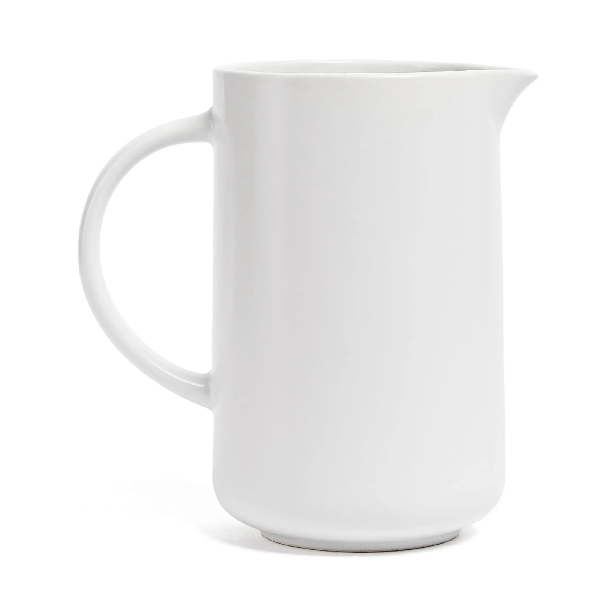 over&back Coupe Semi-Matte Stoneware 42oz Pitcher