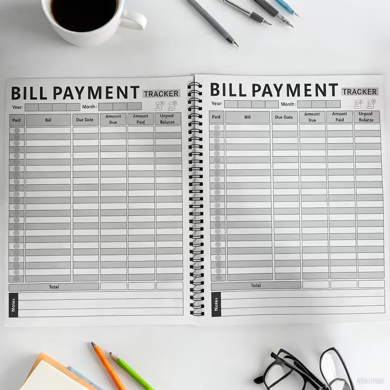Bill Payment Tracker Log Book, Monthly Bill Organizer, Financial Planner Notebook, Budgeting Journal for Expense Tracking, Debt Management, Personal Finance, Home & Office Use Bill Payment Tracker Log Book, Monthly Bill Organizer, Financial Planner Notebook, Budgeting Journal for Expense Tracking, Debt Management, Personal Finance, Home & Office Use