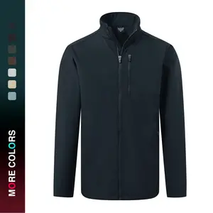 MAELREG Men's Lightweight Softshell Jacket Fleece Lined Water Resistant Golf Windbreaker Winter Outdoor Hiking Warm Jacket