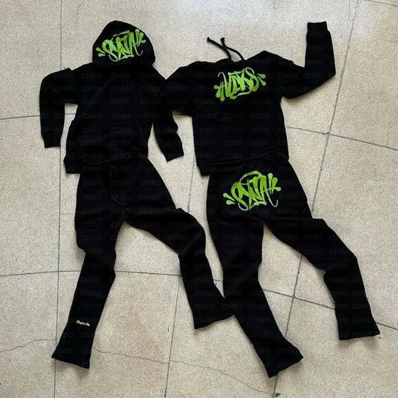T03 Black Set Green Print