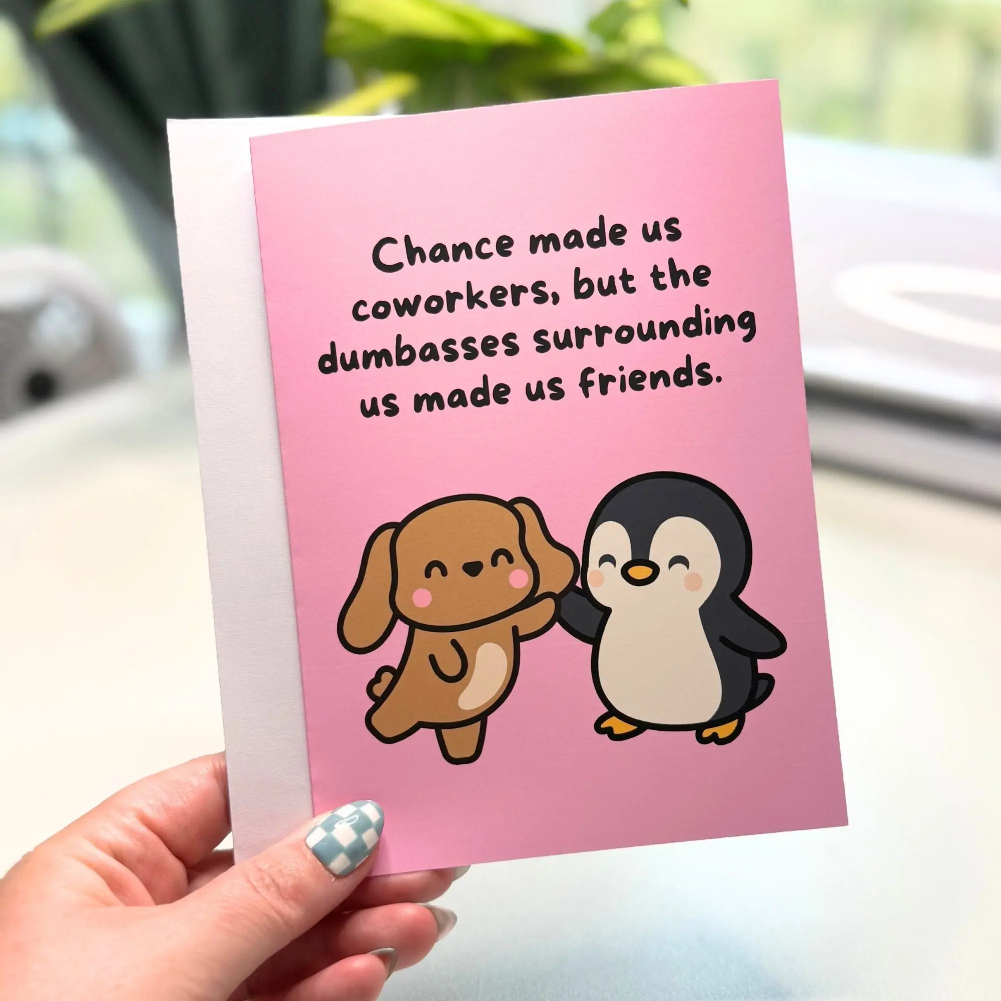 Chance Made Us Coworkers Card