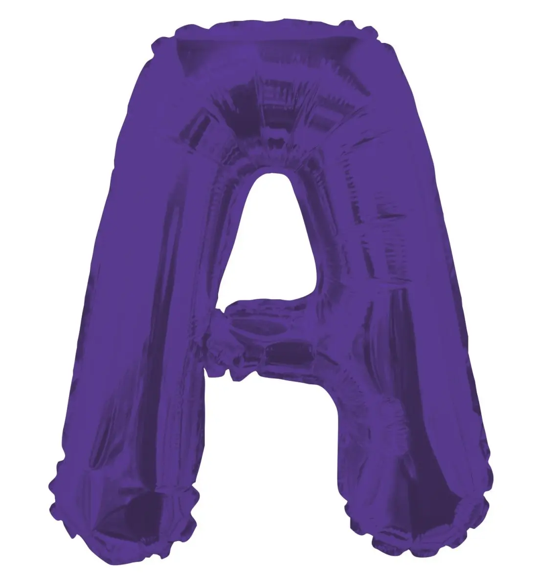 14-inch Purple Alphabet Letter A Foil Balloon, Single Pack Alphabet Letters for Party Decor, 14 Inches