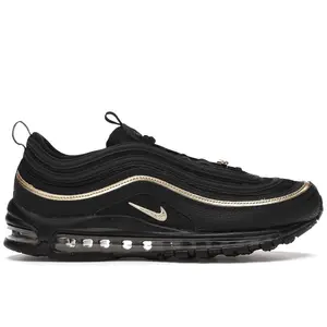 Nike Men's Air Max 97 CM Black Metallic Gold Running Shoes, from StockX