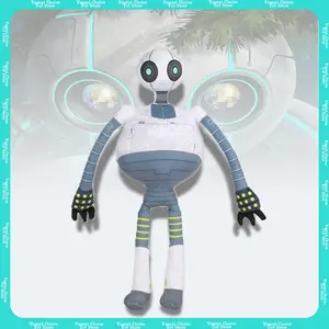 The Wild Robot Plush Roz, 16.9" Plushies Toy for Fans Gift, Soft Stuffed Robot Pillow Home Decor, Funny Birthday Christmas Gifts