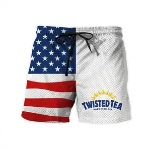 Twisted Tea Mesh Shorts, Unisex Casual Shorts for Men and Women, Summer Swim Shorts