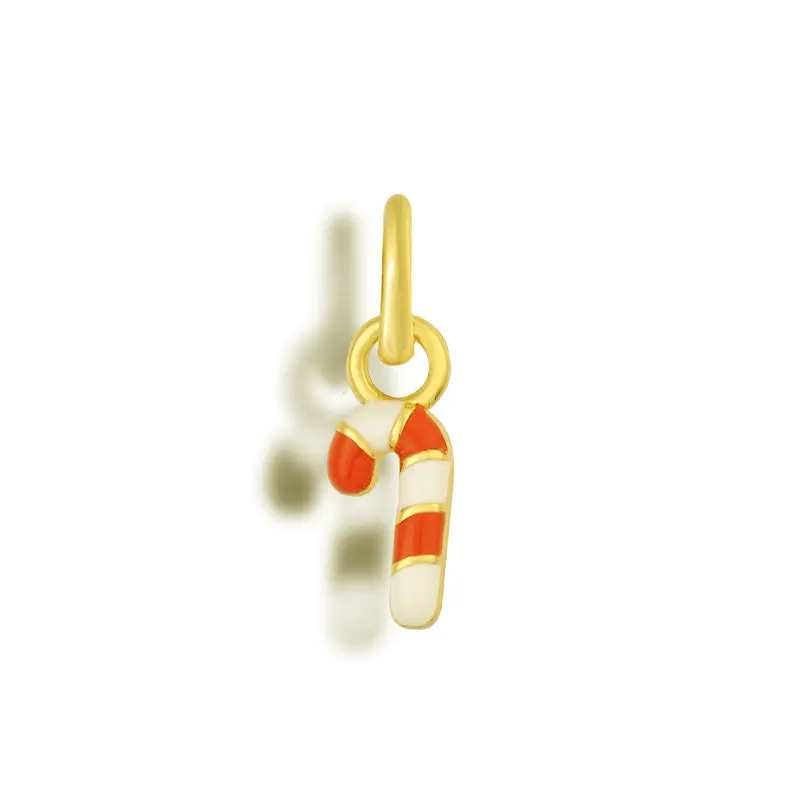 Gold, Candy Cane Charm