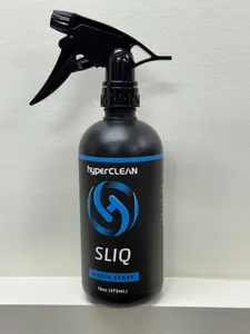 hyperCLEAN Sliq Ceramic Spray Wax, Car Detailing Products, Hydrophobic Shield for Car Paint Care, Enhances Shine, Provides Outdoor Protection, Quick Acting Car Coating Spray, Waterless Spray Wax
