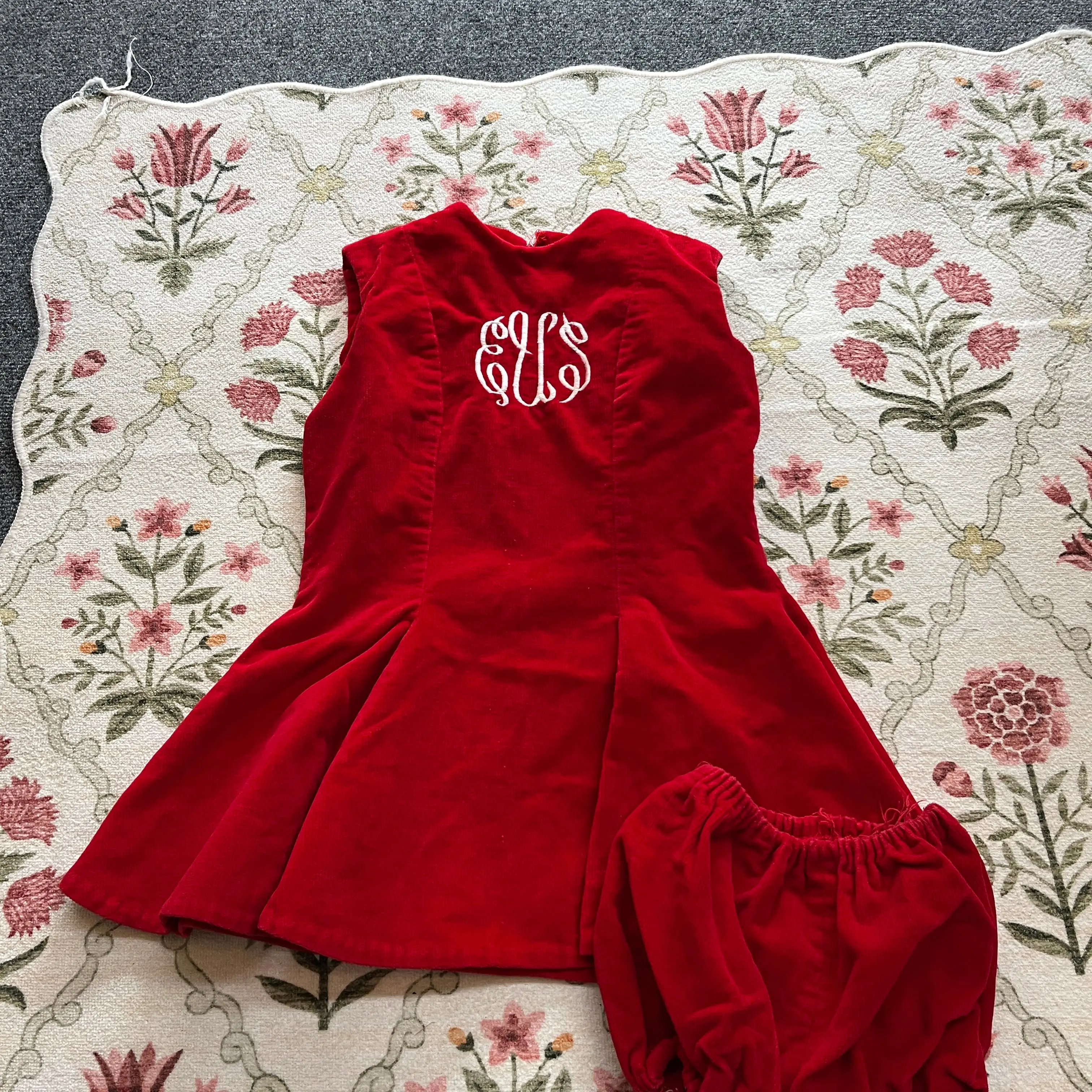 Corduroy Cheerleading Dress (XS)