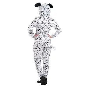 Women's Cozy Dalmatian Costume Jumpsuit