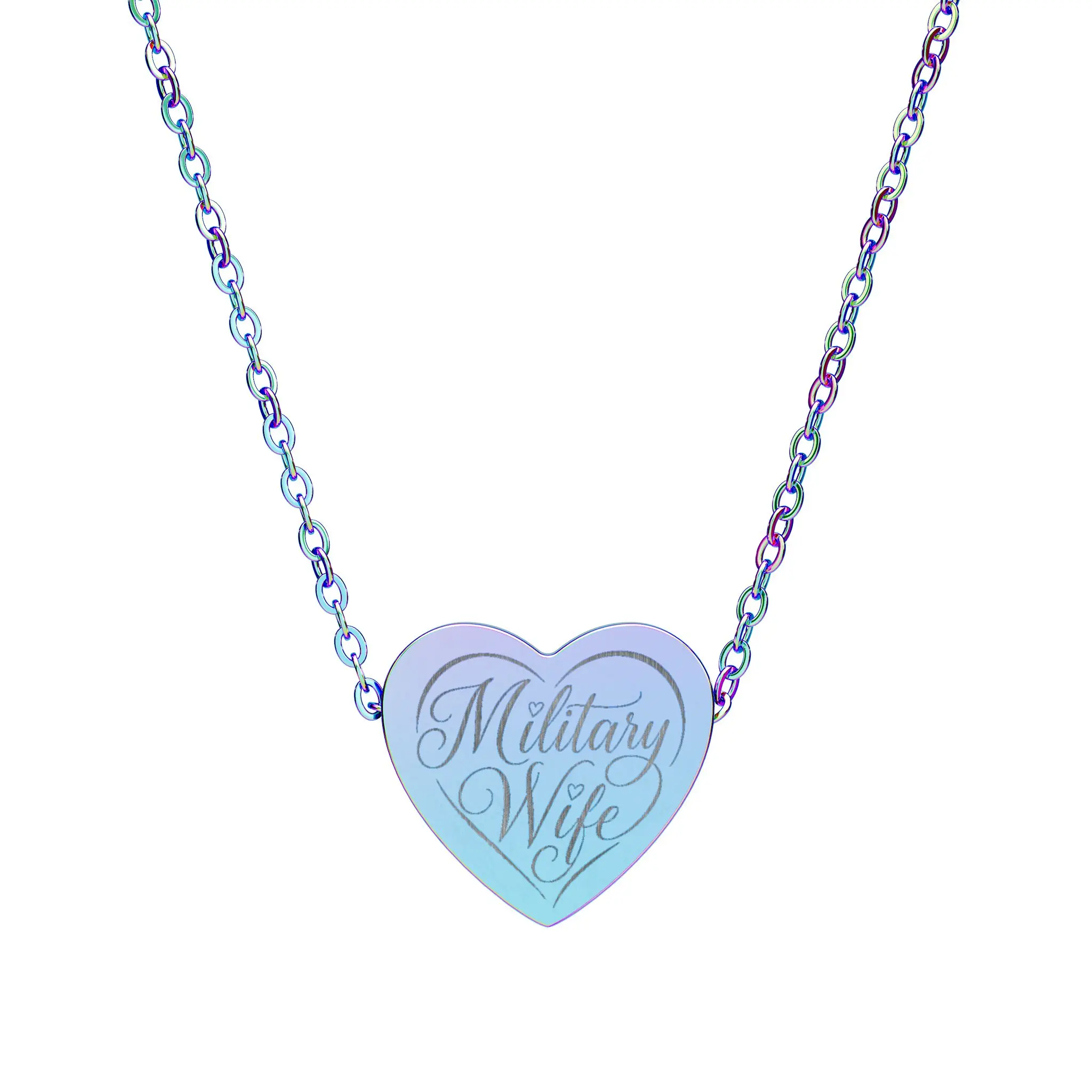 Heart Necklace (Engraving)