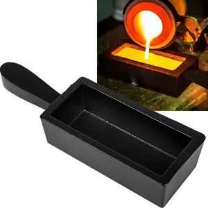 100 oz Cast Steel Ingot Mold for Melting Casting Refining   Copper  Brass Precious Metals etc