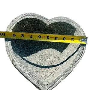 Molcajete  corazon  artesanales en piedra