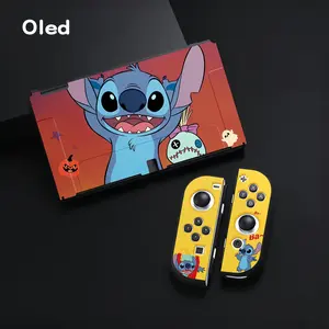 Disney Stitch Switch 2 OLED Soft Case with Cute Design & Split Protector for Nintendo Switch OLED Compatible Soft Material