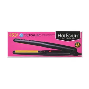 Hot Beauty Ceramic Flat Iron 0.5" Hot Beauty Ceramic Flat Iron 0.5"